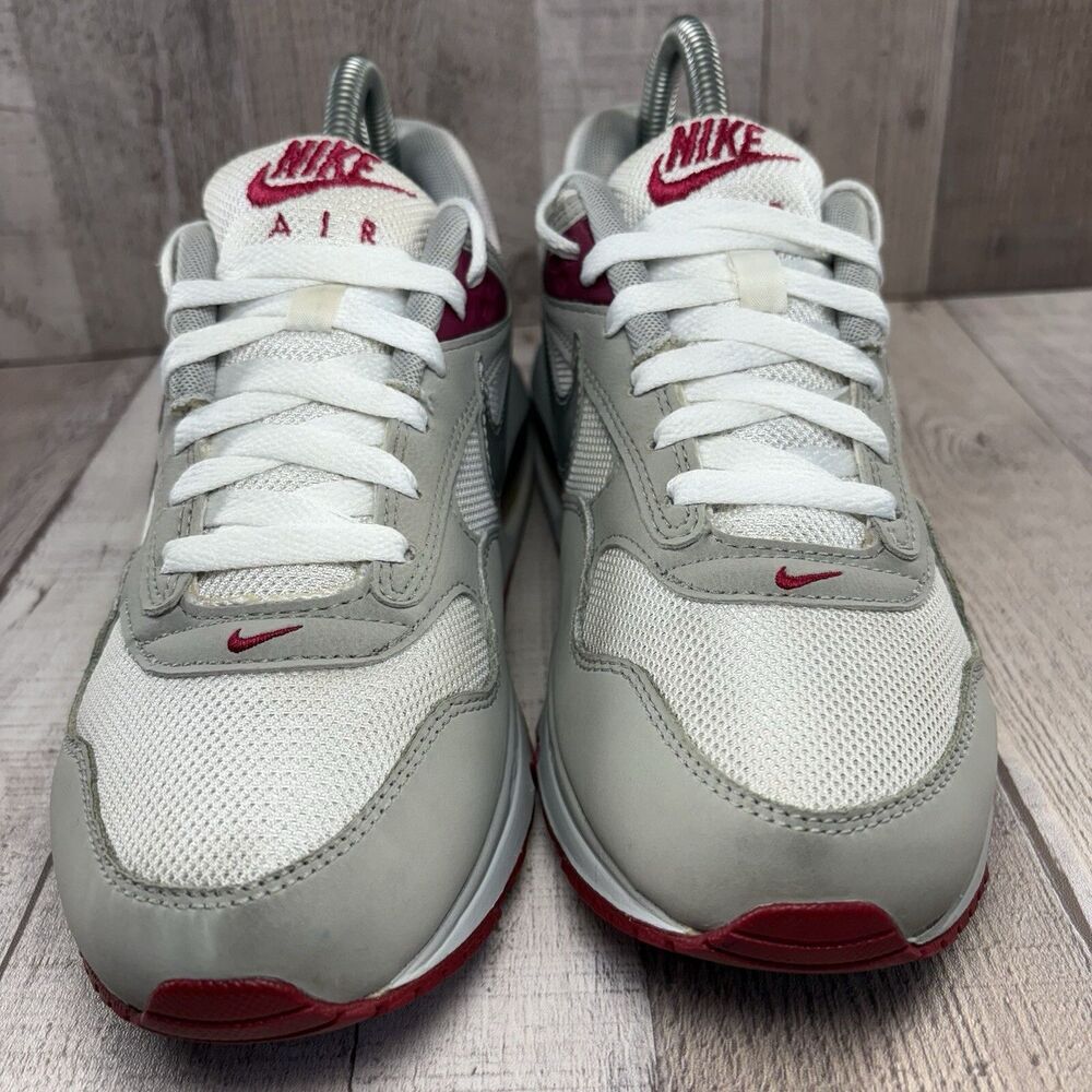 Nike Air Max Correlate Womens Size 7.5 Running Shoes Sneakers White Gray Fuchsia - Picture 3 of 14